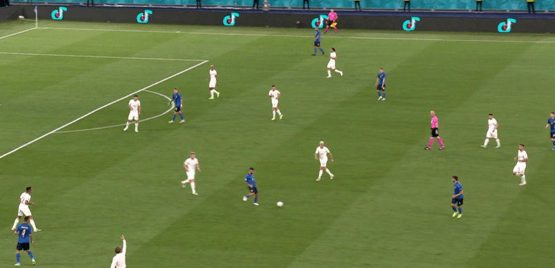 italy attacking shape